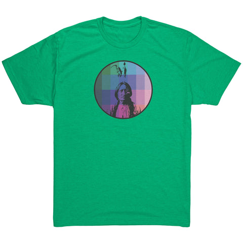 Sitting Bull Rainbow - Men's T-Shirt