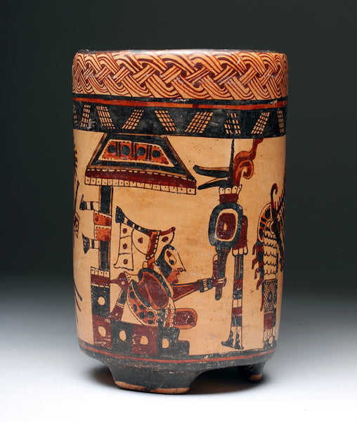 Classic Mayan Cylinder Vase