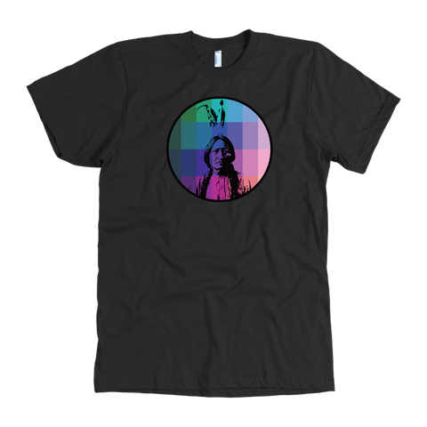 Sitting Bull Rainbow - Men's T-Shirt