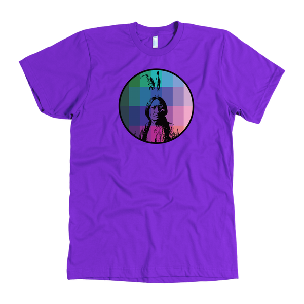 Sitting Bull Rainbow - Men's T-Shirt