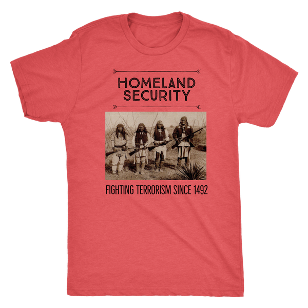 Homeland Security T-Shirt - Next Level Triblend (Black Text)