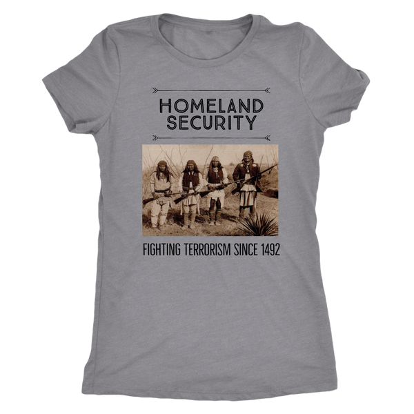 Homeland Security T-Shirt - Next Level Triblend (Black Text)